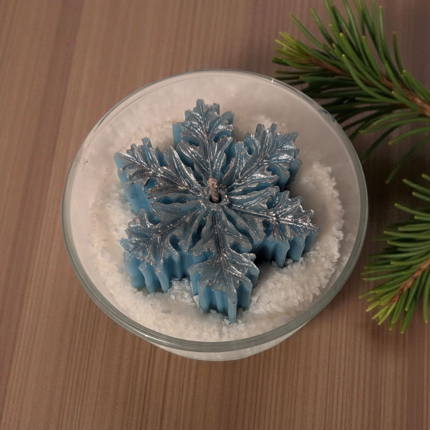 Bougie étoile des neiges