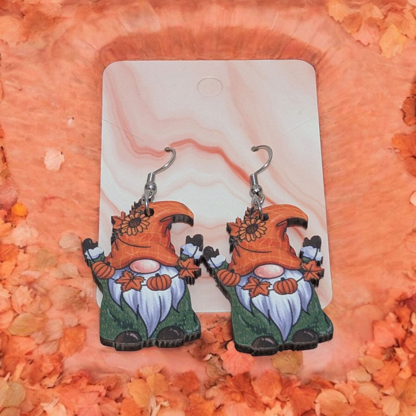 Boucles d'oreille gnomes d’automne