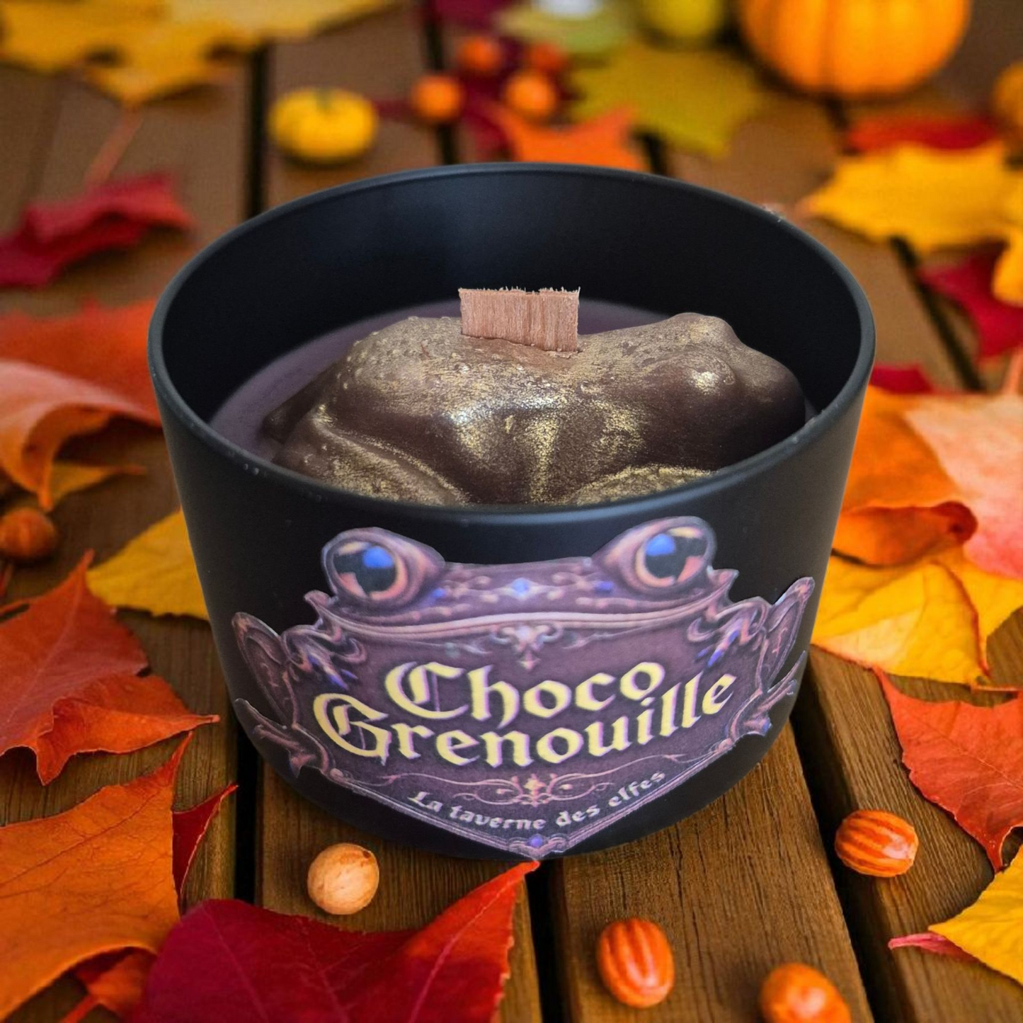 Bougie Choco grenouille