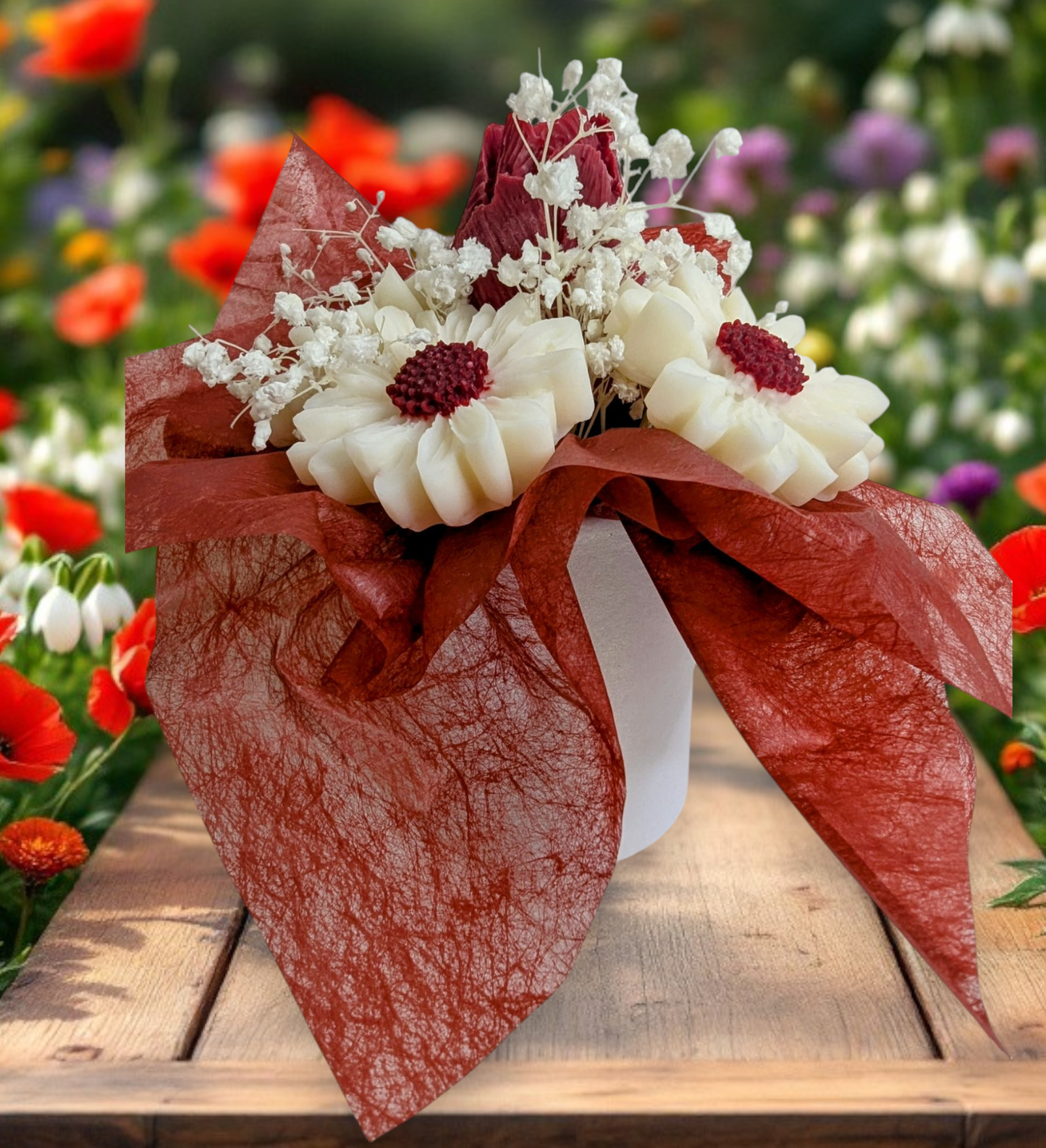 Bouquet éternel Cerise